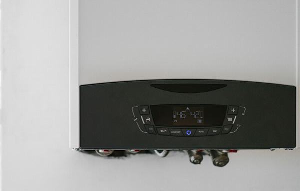 new boiler on wall